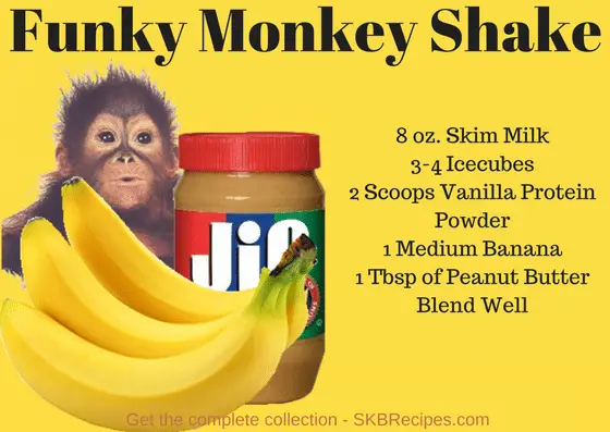 Funky Monkey Shake recipe