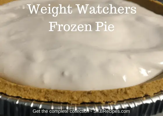Weight Watchers Frozen Pie by SKBrecipes.com